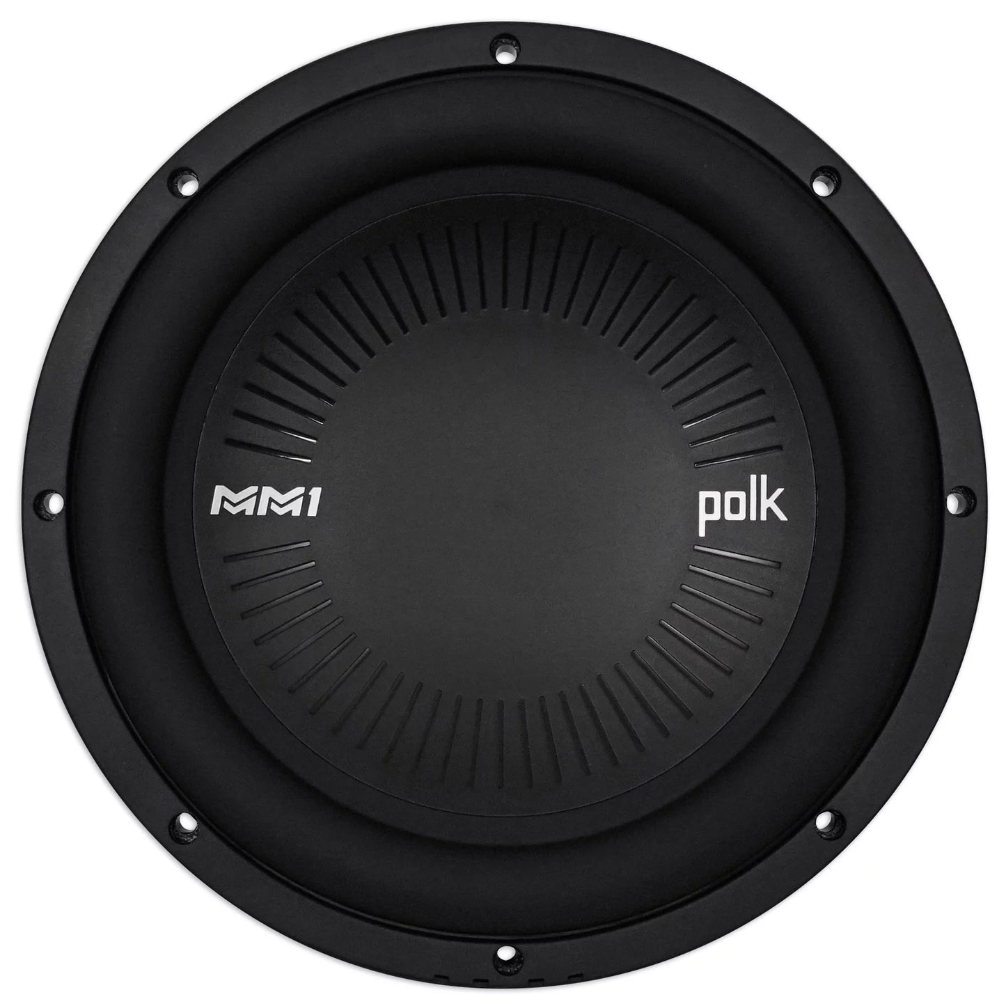 2) polk audio mm1042dvc 10” 2400w subwoofers+vented sub box+mono amplifier+wires