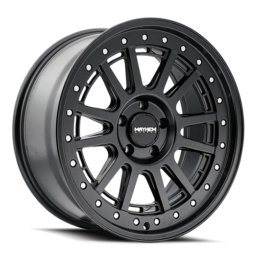 18x9 mayhem compass matte black wheel 5x5 (0mm)