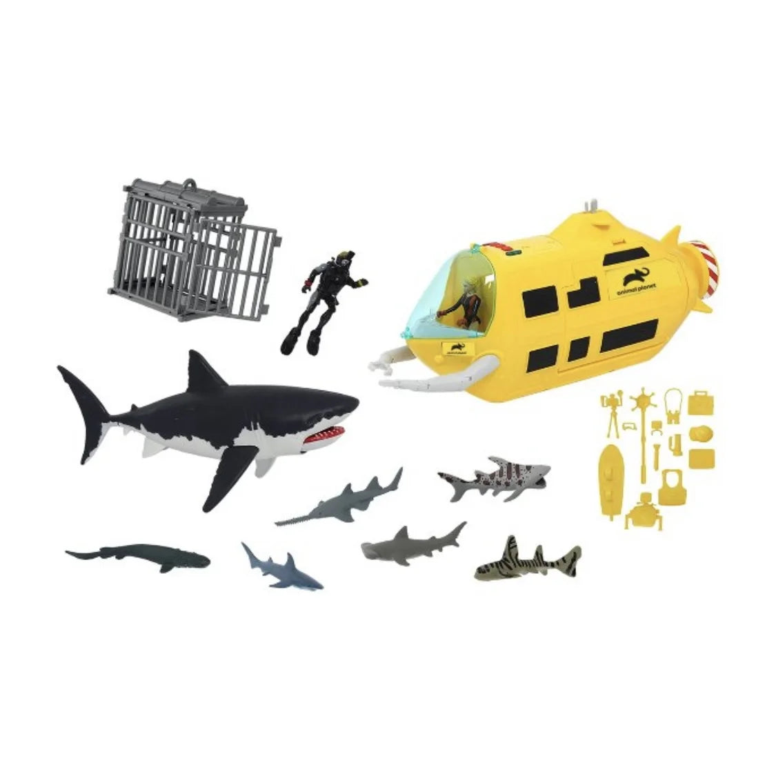 Animal planet deep sea shark rescue submarine playset