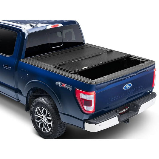 Undercover by realtruck armorflex hard folding truck bed tonneau cover | ax22019 | fits 2015 - 2020 ford f-150 5' 7" bed (67.1")