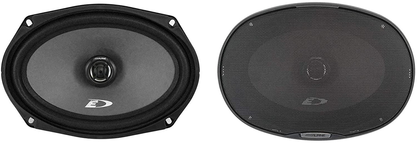 Alpine sxe-6926s 6x9 280 watt 2-way car audio coaxial speakers (pair)