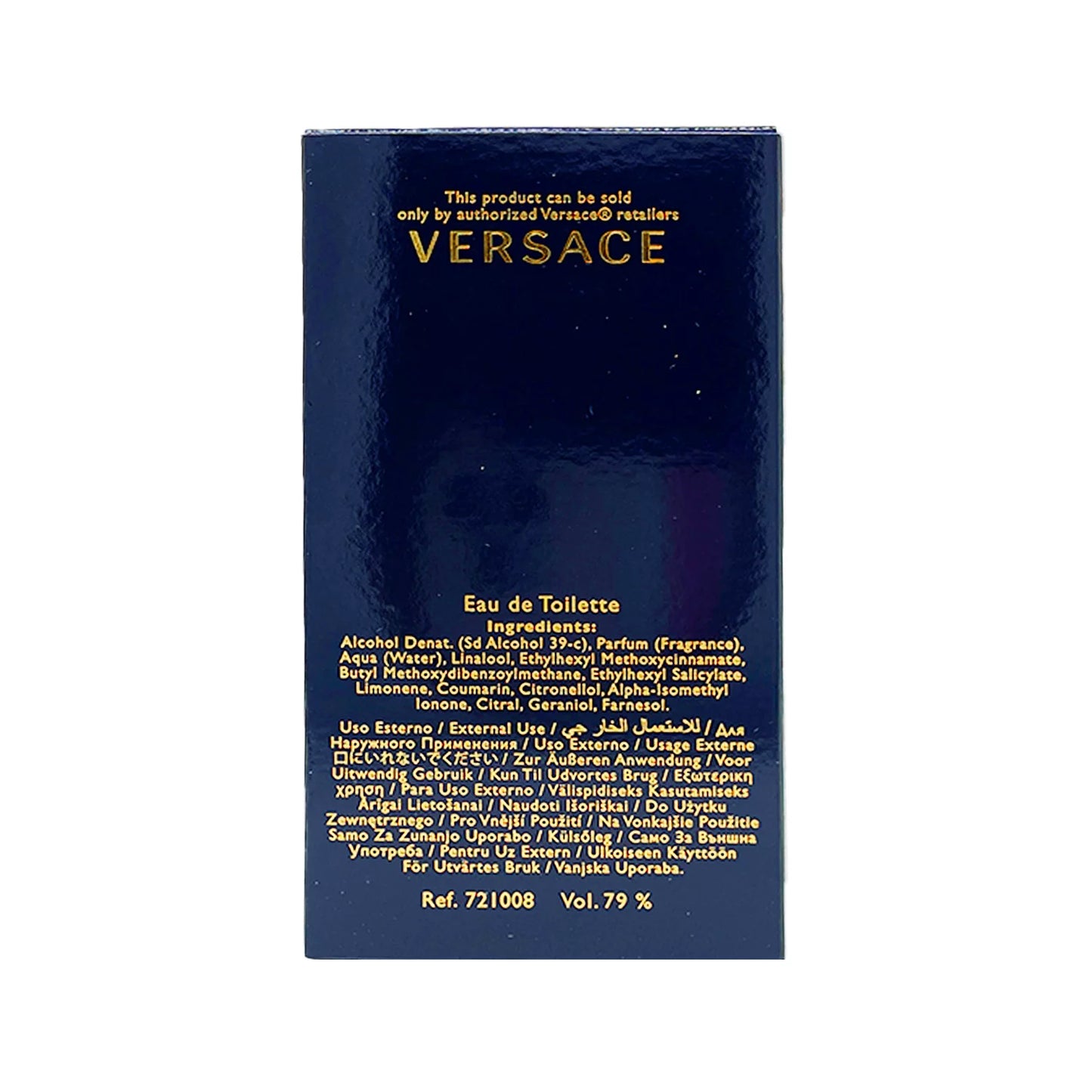 Versace dylan blue eau de toilette spray for men, 1.7 ounce