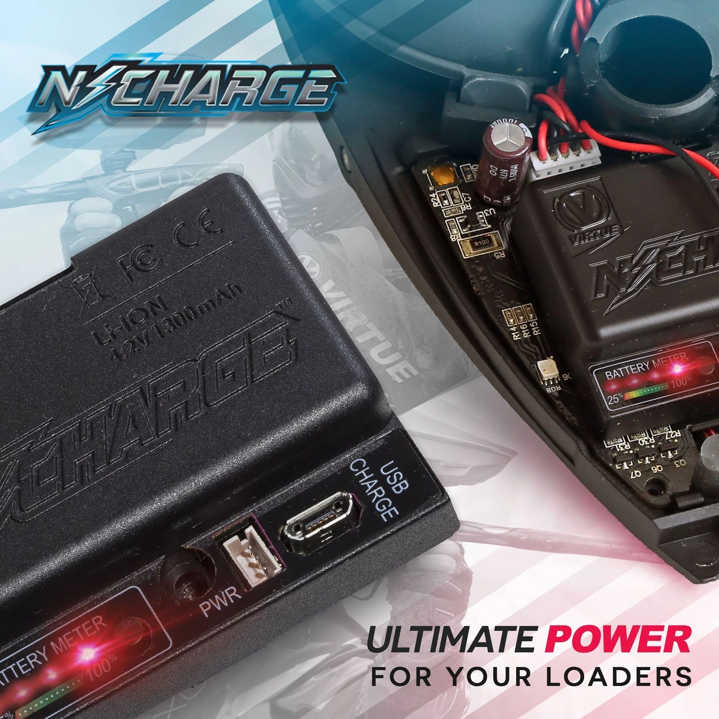 Virtue n-charge rechargeable battery pack - fits all spires & rotors