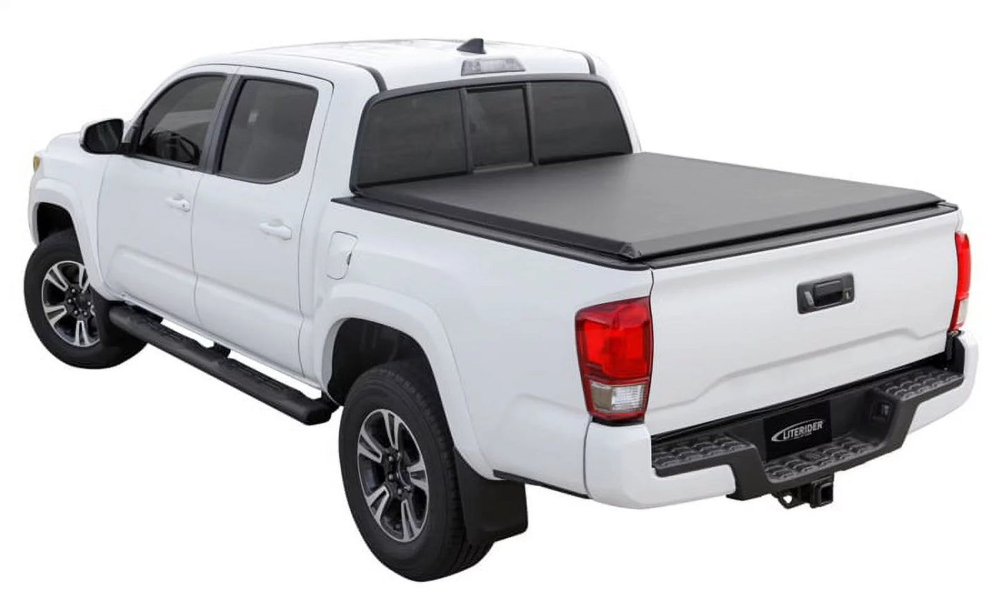 Access literider 07+ tundra 8ft bed (w/ deck rail) roll-up cover fits select: 2007-2021 toyota tundra