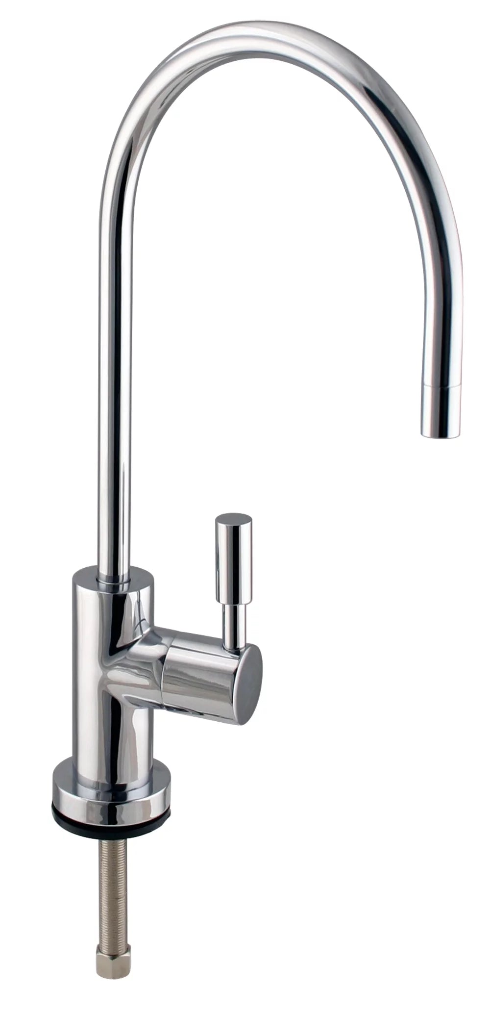 Westbrass d2036-nl-26 11" contemporary 1-lever handle cold water dispenser faucet, polished chrome