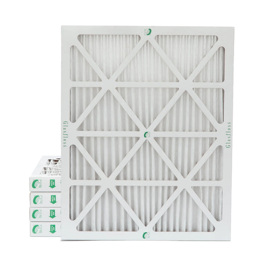 16x20x2 merv 10 pleated hvac air filters by glasfloss. ( quantity 5 ) exact size: 15-1/2 x 19-1/2 x 1-3/4