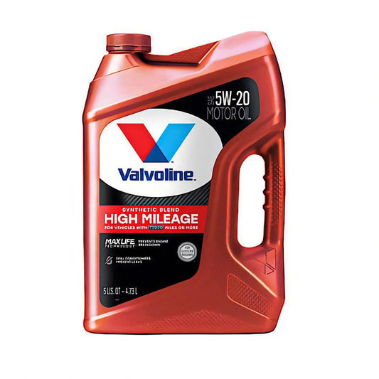 Valvoline 5w-20 4 cycle engine synthetic blend motor oil 5 qt