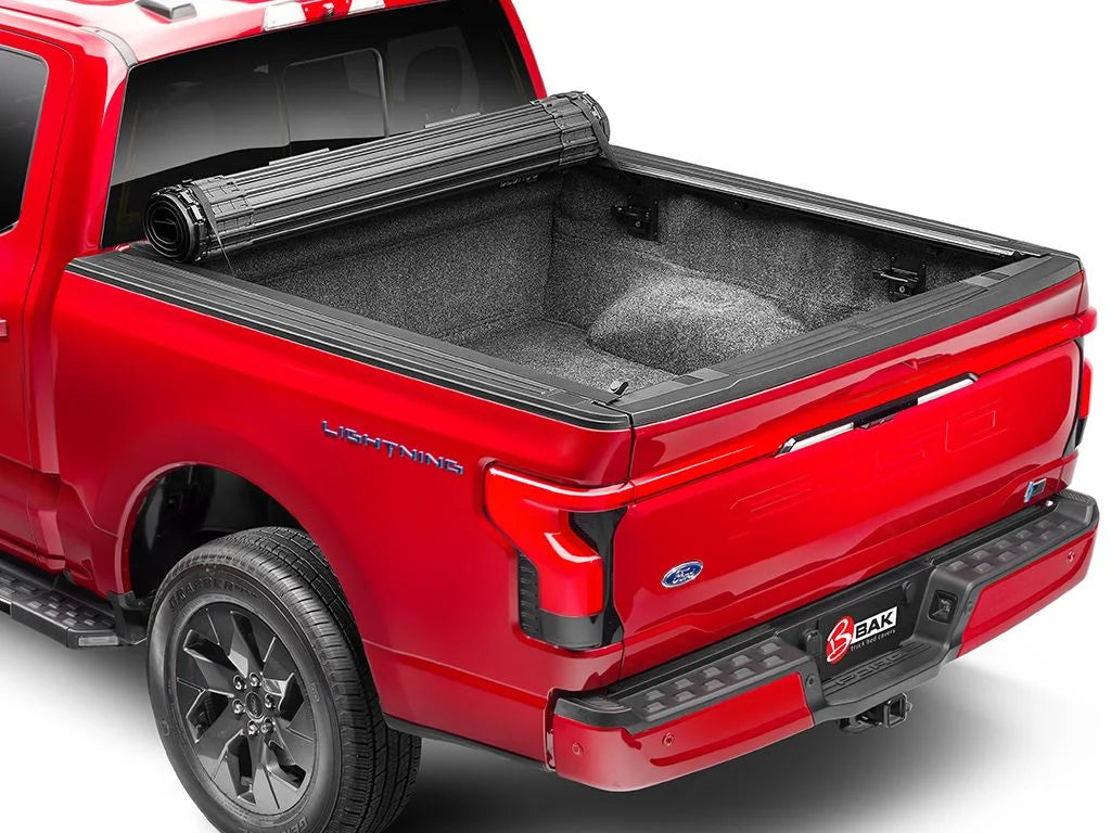 Bak by realtruck revolver x4s hard rolling truck bed tonneau cover | 80338 | compatible with 2021 - 2023 ford f-150 8' 2" bed (97.6")