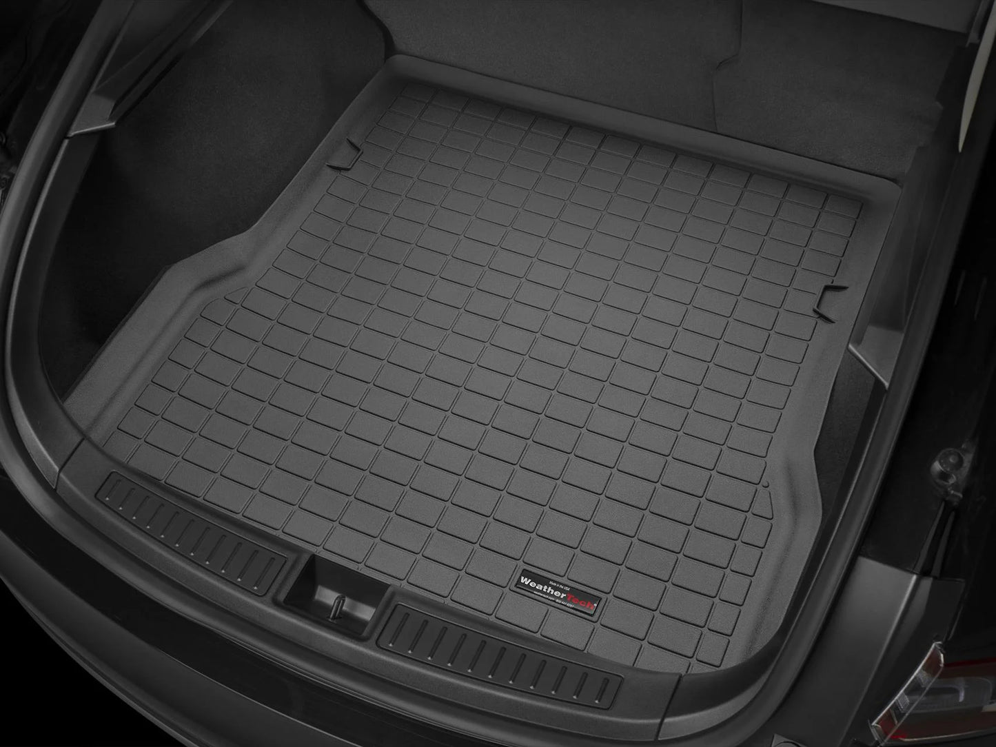 Weathertech cargo trunk liner compatible with 2016-2019 jaguar xj series - trunk, black