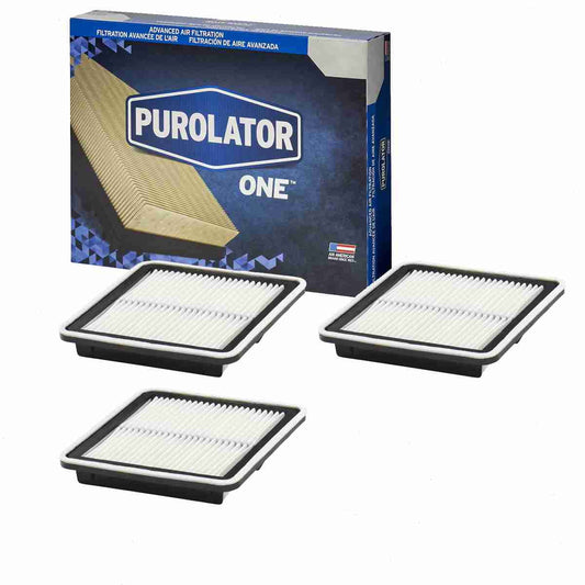 3 pc purolator one a35592 air filters for intake inlet manifold fuel delivery filters fits select: 2009-2018 subaru forester, 2008-2022 subaru outback