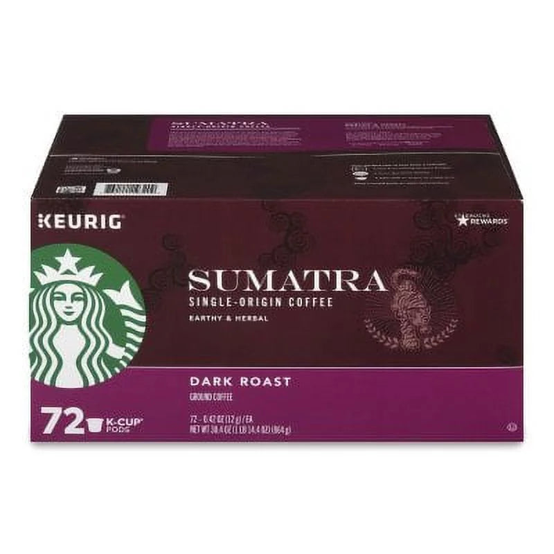 Starbucks single-origin sumatra coffee k-cups (72 ct.)