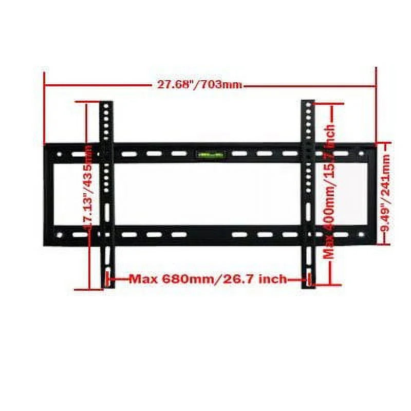 Videosecu low profile tv wall mount for lg panasonic philips sharp sony toshiba westinghouse 32 39 40 42 43 46 47 48 50 55 60 65 inch led lcd plasma flat panel screen hdtv display heavy duty w46