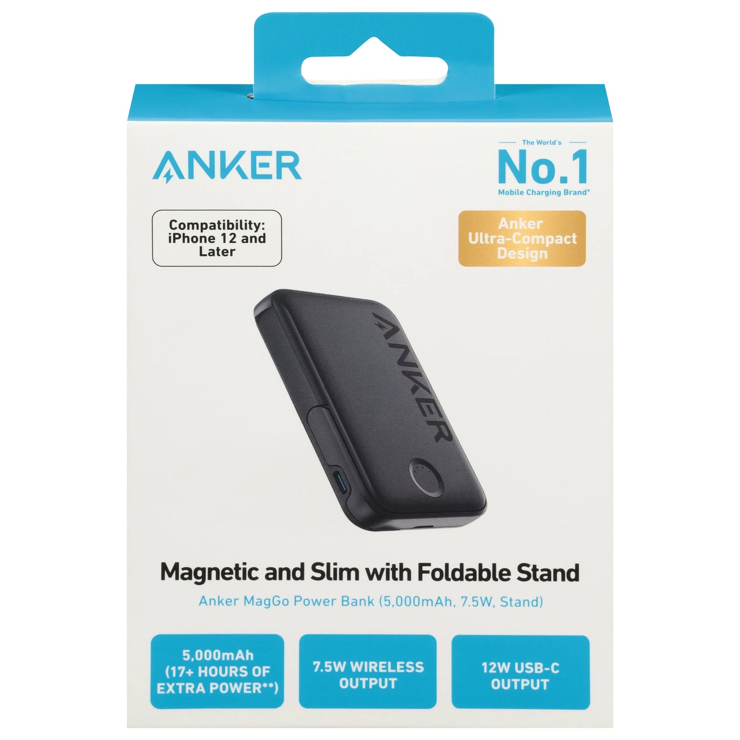 Anker maggo stand 7.5w 5,000 mah power bank 1 ea