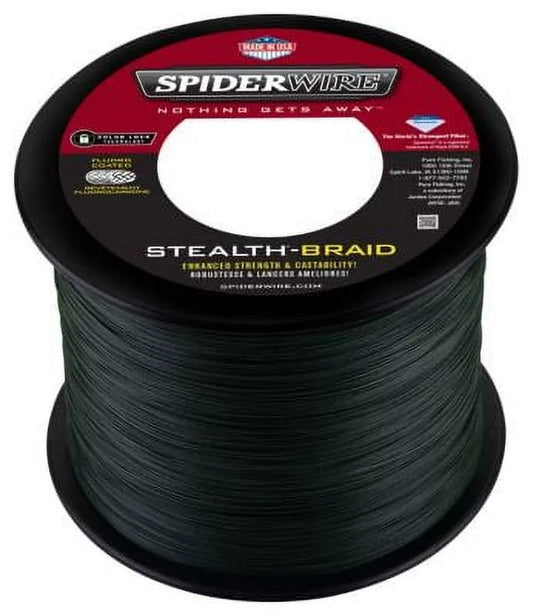 Spiderwire stealth® superline, moss green, 8lb | 3.6kg fishing line