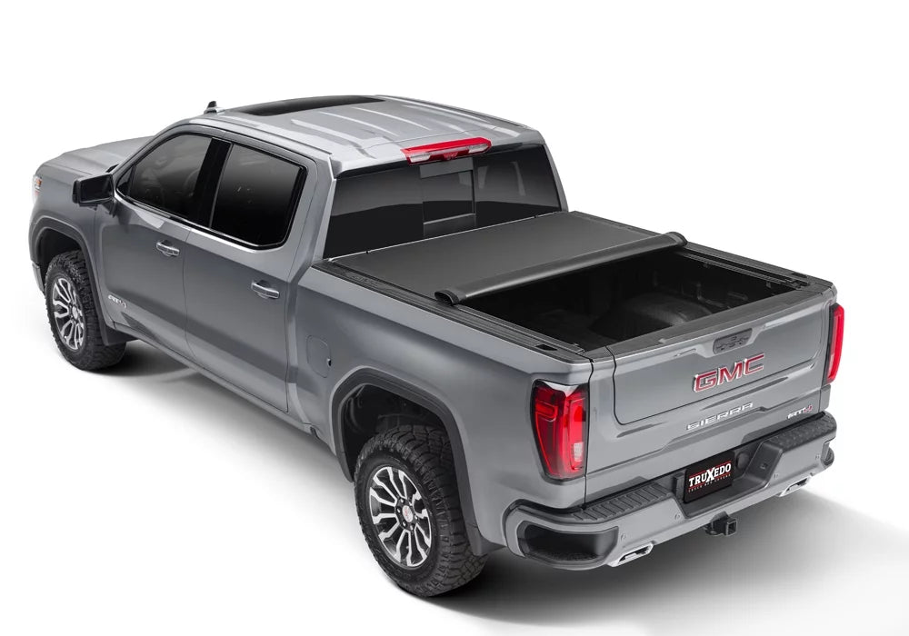 Truxedo pro x15 soft roll up truck bed tonneau cover | 1472601 | compatible with 2019 - 2023 chevy/gmc silverado/sierra, works w/ multipro/flex tailgate 6' 7" bed (79.4")