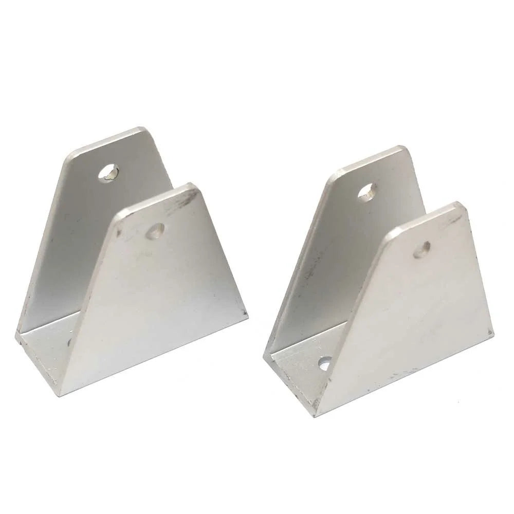 Avalon pontoon boat bimini brackets | 3 inch aluminum (pair)