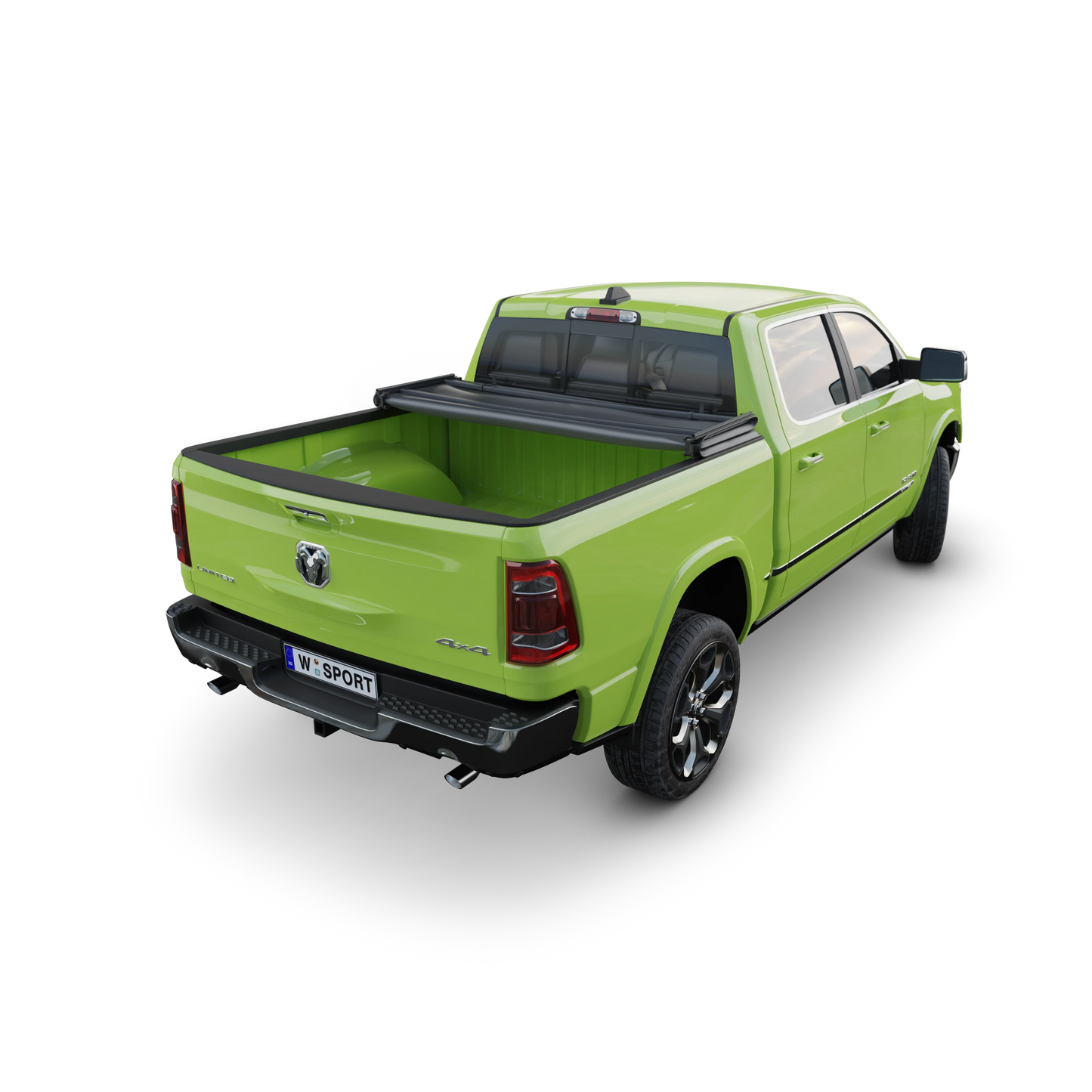 Worksport sc3 soft folding truck bed tonneau cover | 20-2725 | fits 2009 - 2018 dodge ram 1500 5'7” bed