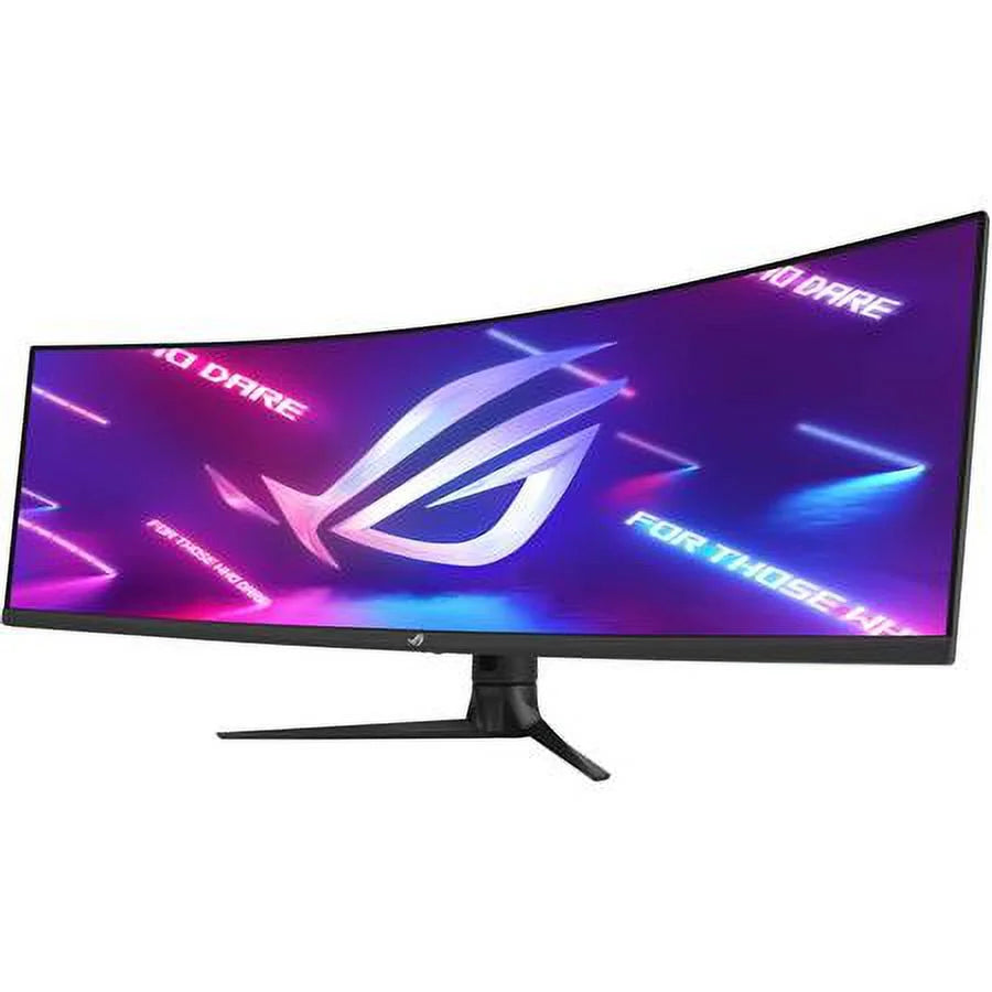 Asus rog strix 49" ultra-wide curved hdr gaming monitor (xg49wcr) - dual qhd 32:9 (5120 x 1440), 165hz, extreme low motion blur sync, usb-c, rj45, displayhdr400, 90% dci-p3, dual input kvm switch