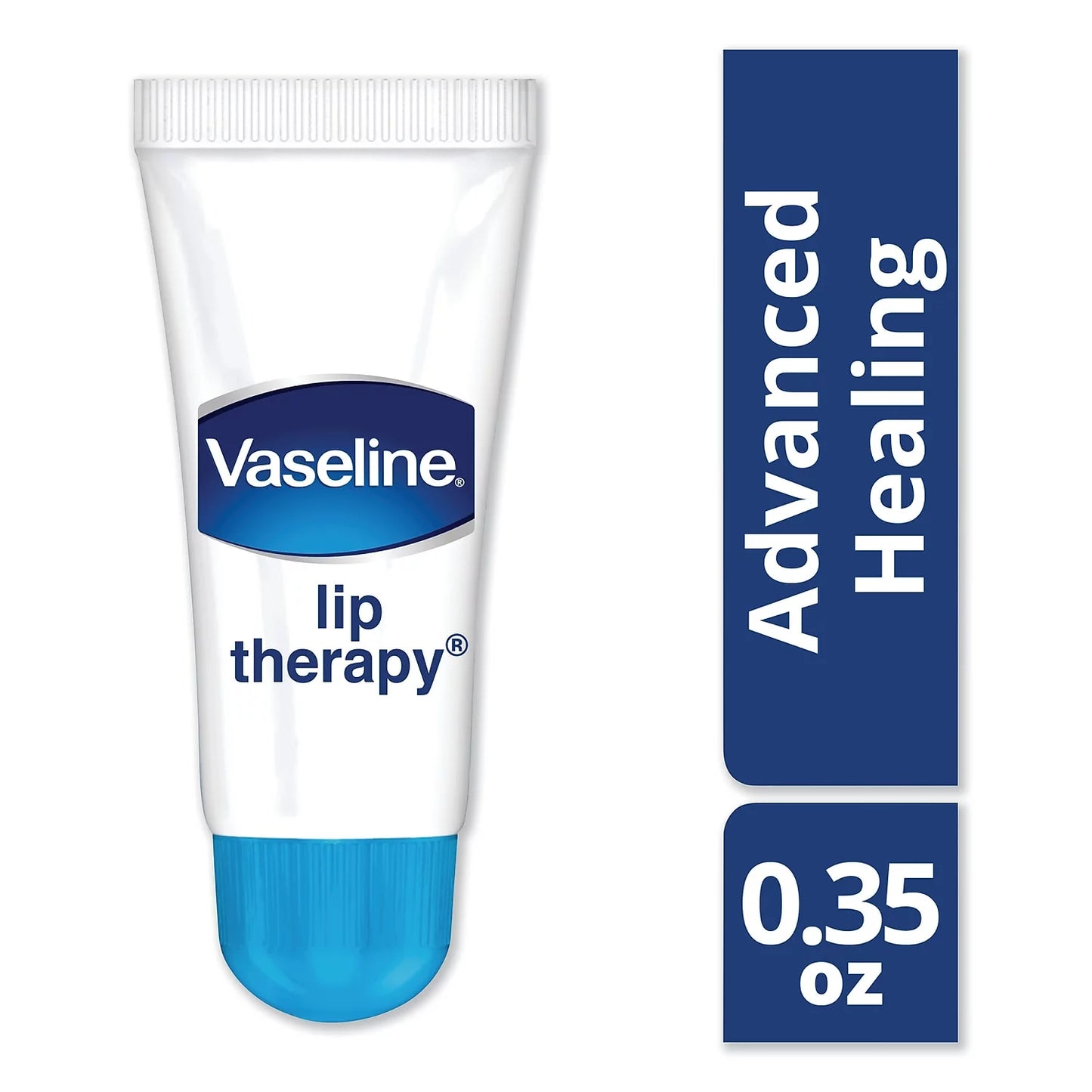 Vaseline lip therapy advanced lip balm, original, 0.35 oz, 72/carton (75000ct)