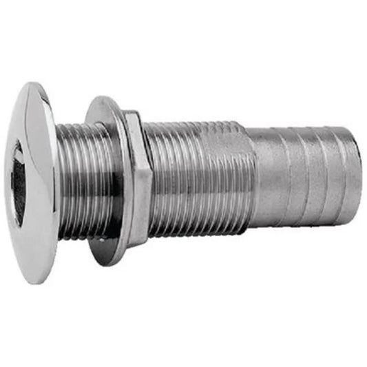 665483 stainless steel thru-hull with 1 in. hose