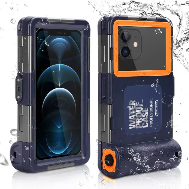 Urbanx professional [15m/50ft] swimming diving surfing snorkeling photo video waterproof protective case underwater housing for samsung galaxy f62 and all phones up to 6.9 inch lcd with lanyard