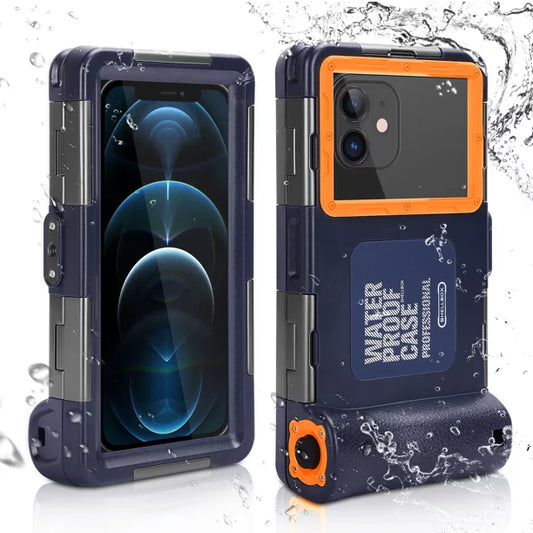 Urbanx professional [15m/50ft] swimming diving surfing snorkeling photo video waterproof protective case underwater housing for oneplus 9 pro and all phones up to 6.9 inch lcd with lanyard