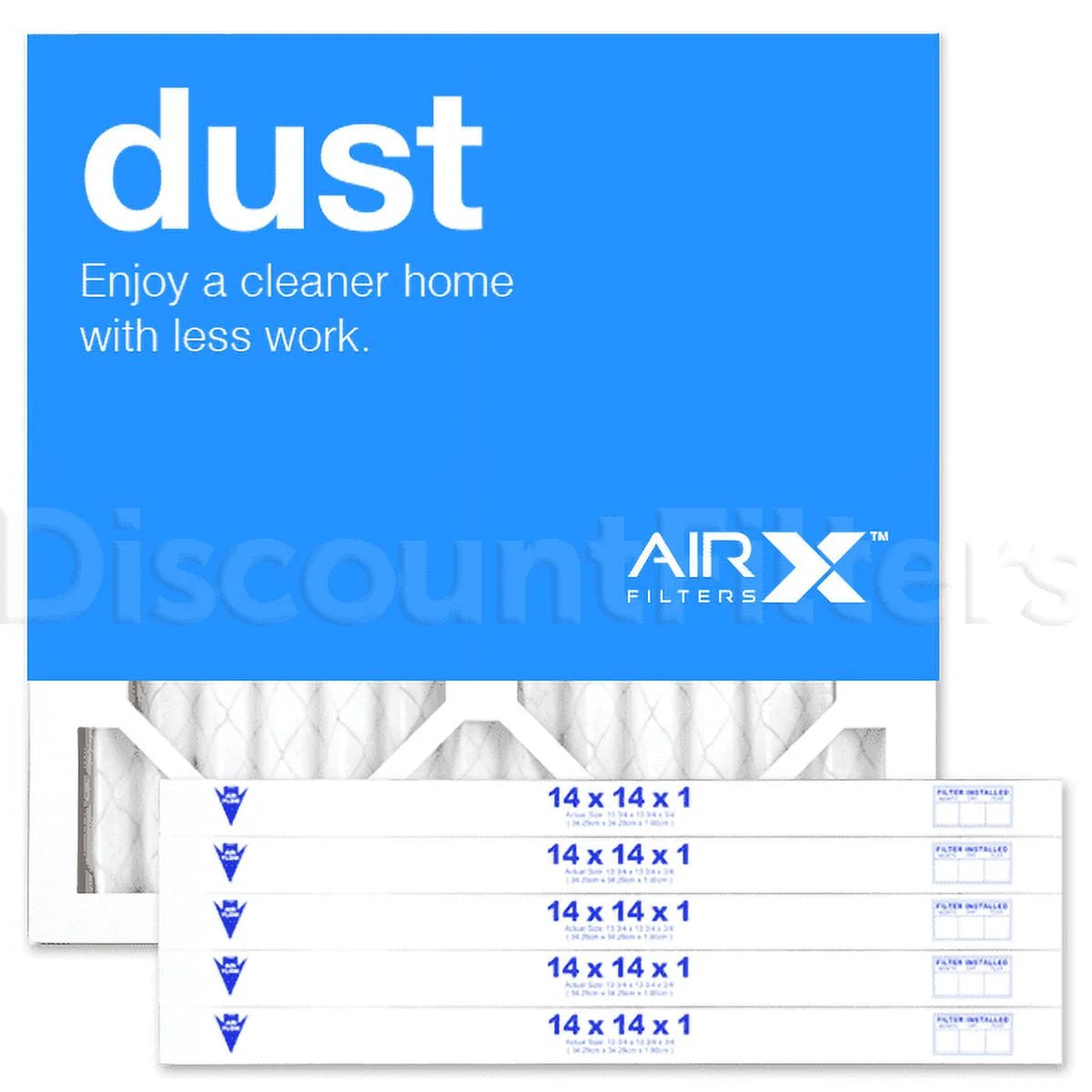 Airx dust 14x14x1 merv 8 pleated filter