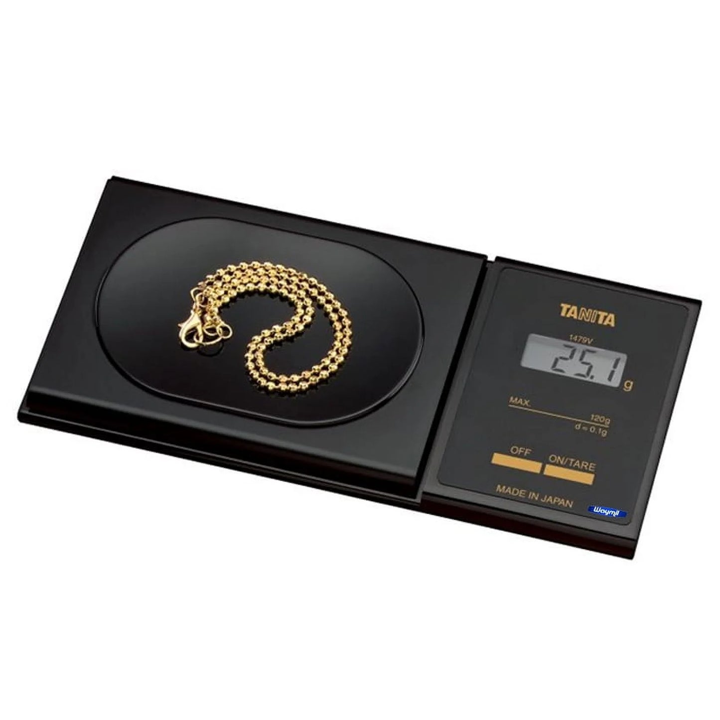 Tanita gram scale 1479v 120g x 0.1g high precision jewelry weight wa 202-003