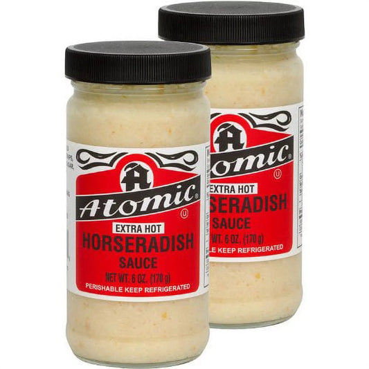 Atomic horseradish - extra hot - "2 pack" - 6 oz jars - 12 ozs