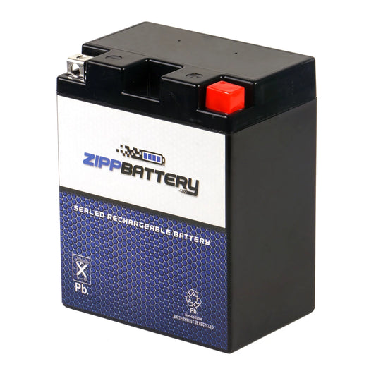 Zipp battery ytx14ahl-bs (14ahl-bs 12 volt,12 ah, 210 cca) snowmobile battery for arctic cat jag afs l/t 1993