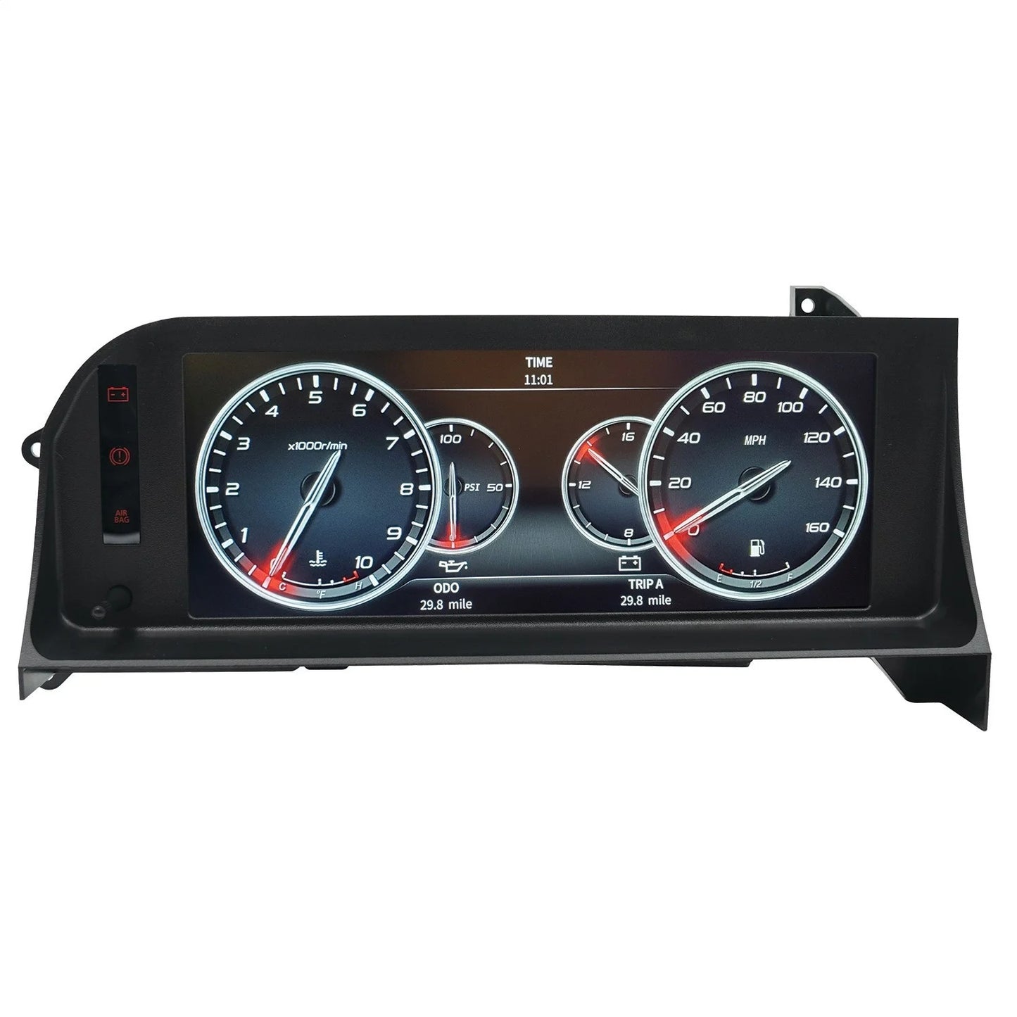 Auto meter meter 7007 invision direct fit digital dash lcd 87-93 ford mustang fox black