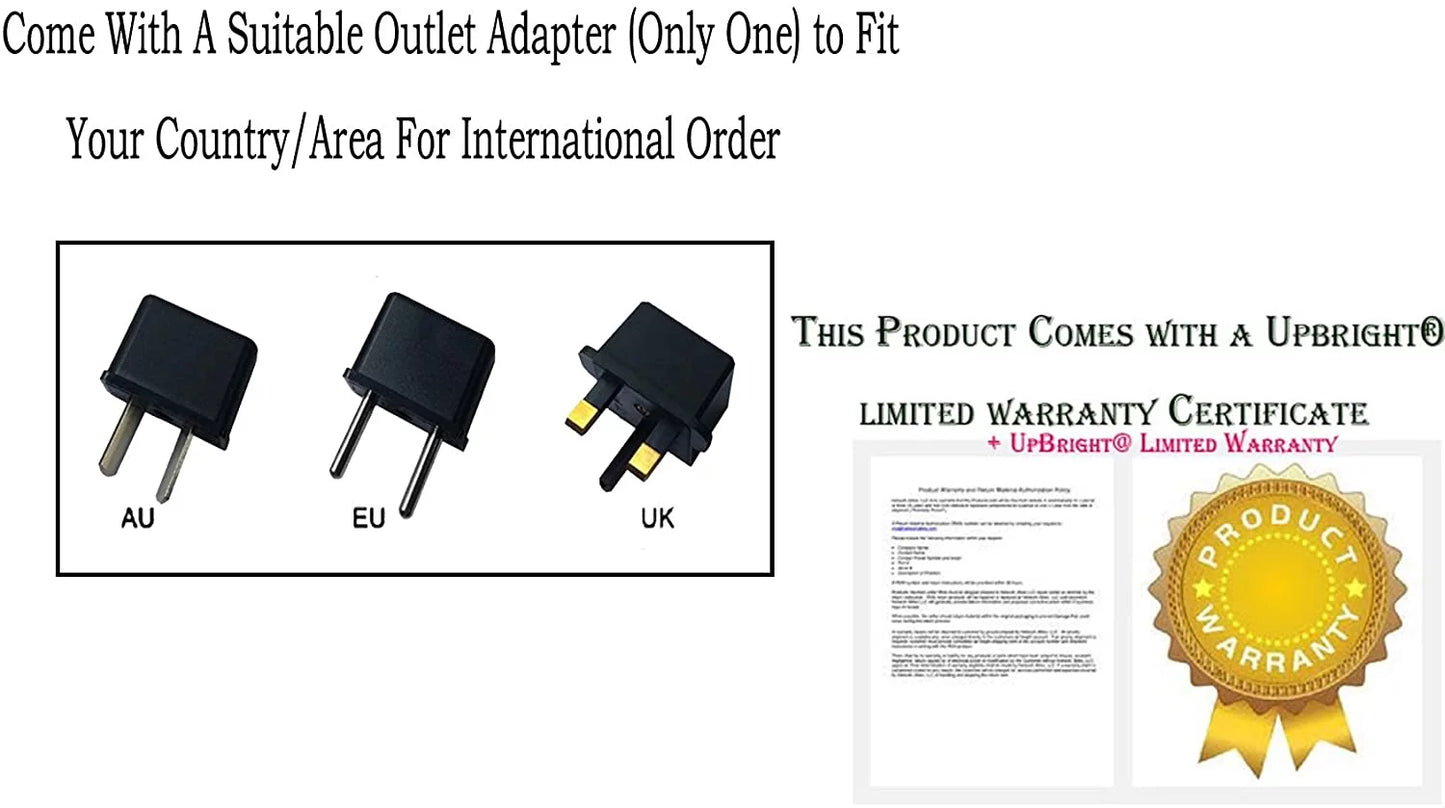 Upbright new 5v adapter for lenovo model: ideapad 100s 100s-11iby 100s-111by yd0029s3 ydn0b5916006 11.6in notebook/laptop 5vdc power supply cord battery charger