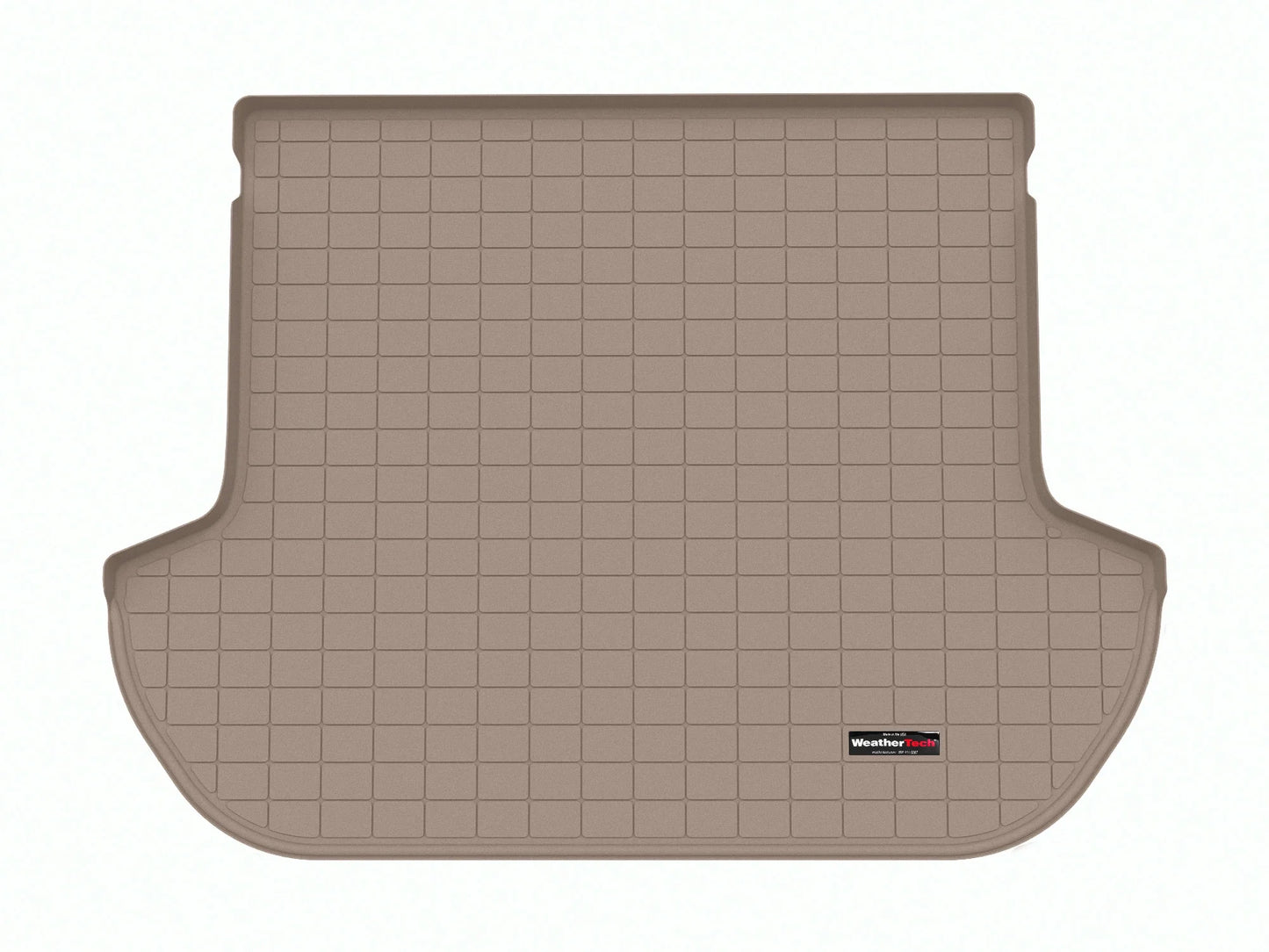 Weathertech cargo trunk liner compatible with 2010-2014 subaru outback - behind 2nd row seating, tan