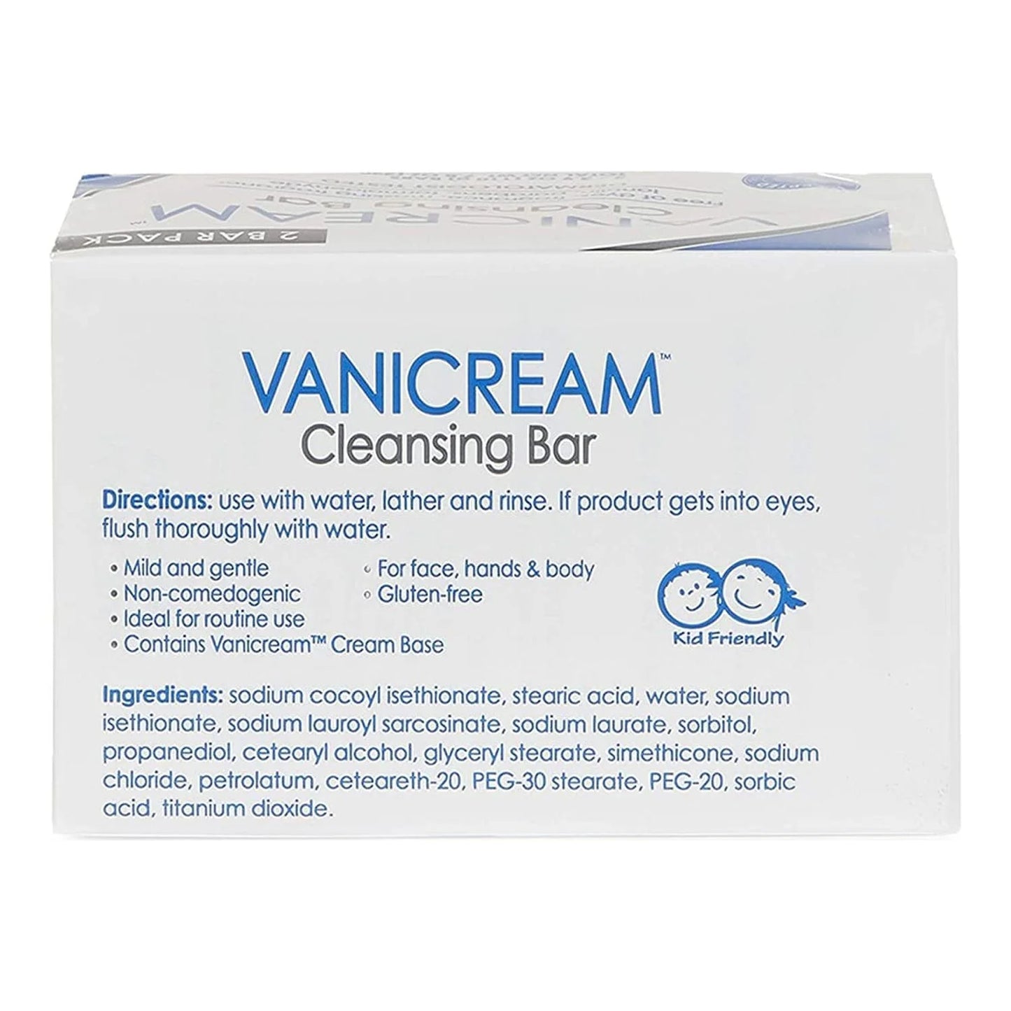 Vanicream cleansing bar sensitive skin, fragrance-free, 3.9 oz, 8 pack