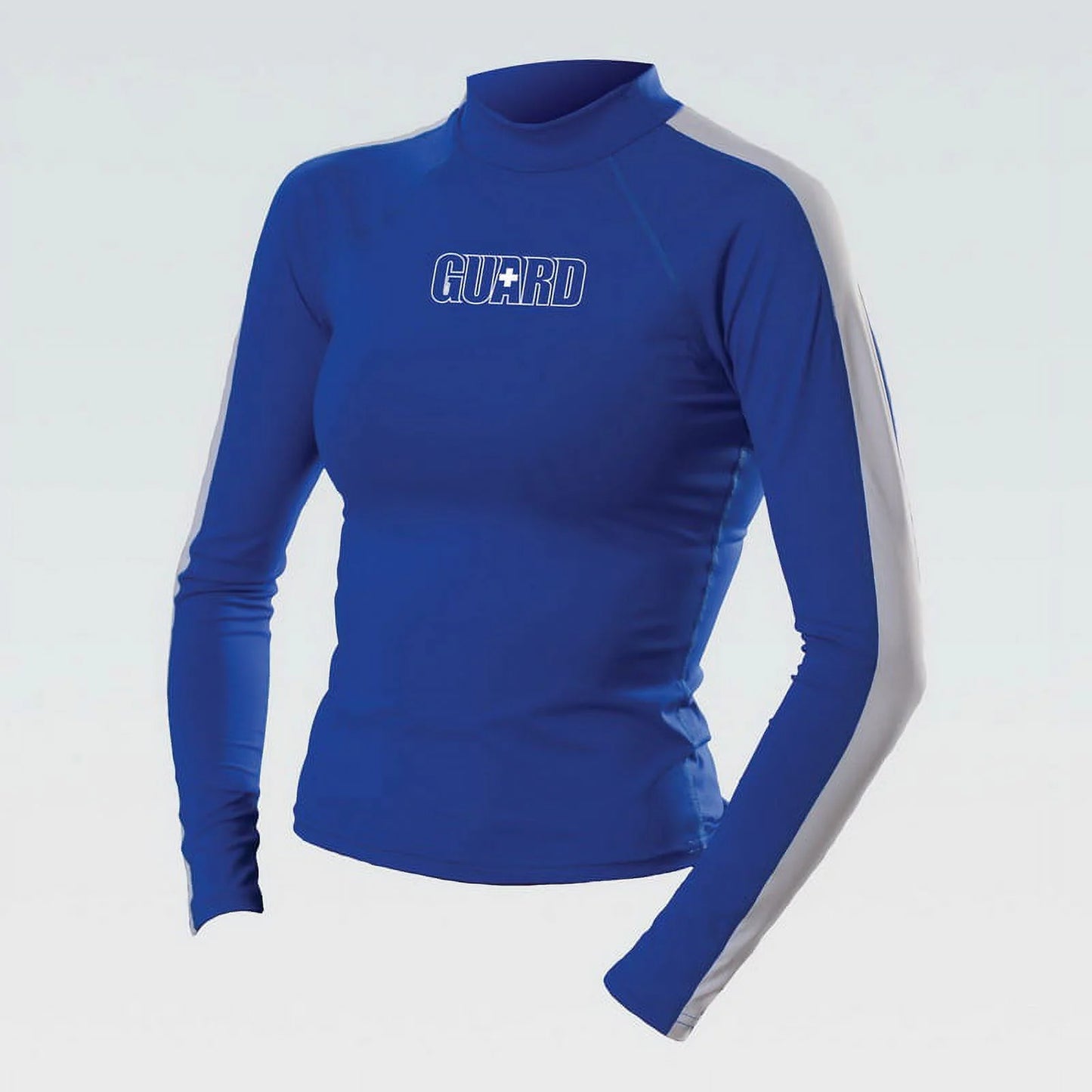 (price/each)dolfin 202rg - women's rash guard-guard royal-l