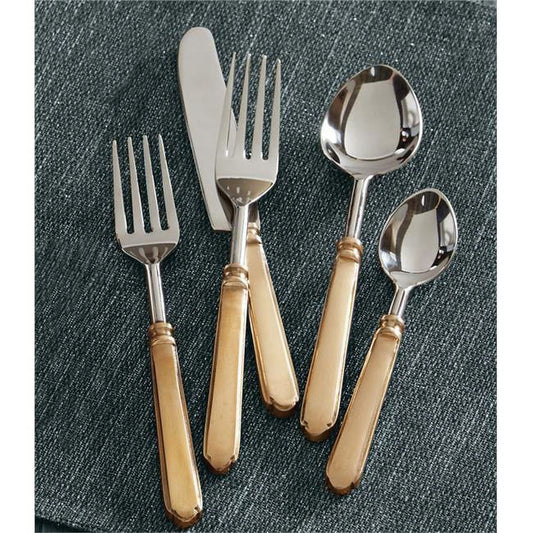 Split p 4300-711 antique gold flatware - fork&#44; pack of 4