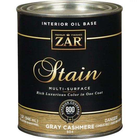 1 pk, zar 1 qt. cashmere gray oil-based multi-surface interior stain