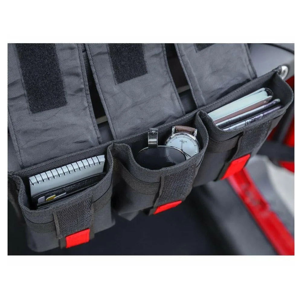 Teledu 1pcs co-pilot storage organizer, grab handle storage bag