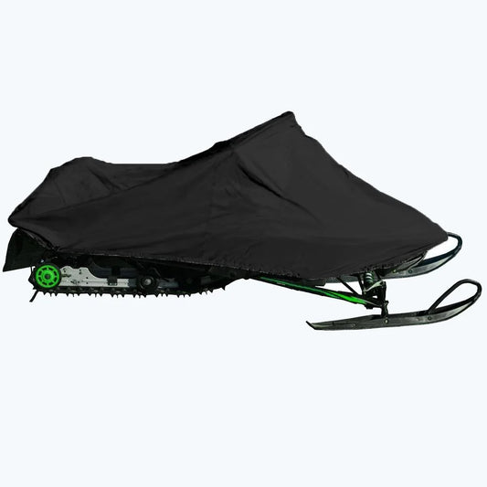 200 denier storage snowmobile cover compatible for the 2013-2015 ski doo bombardier model gsx se e-tec 600 h.o. snowmachine sled. all black.