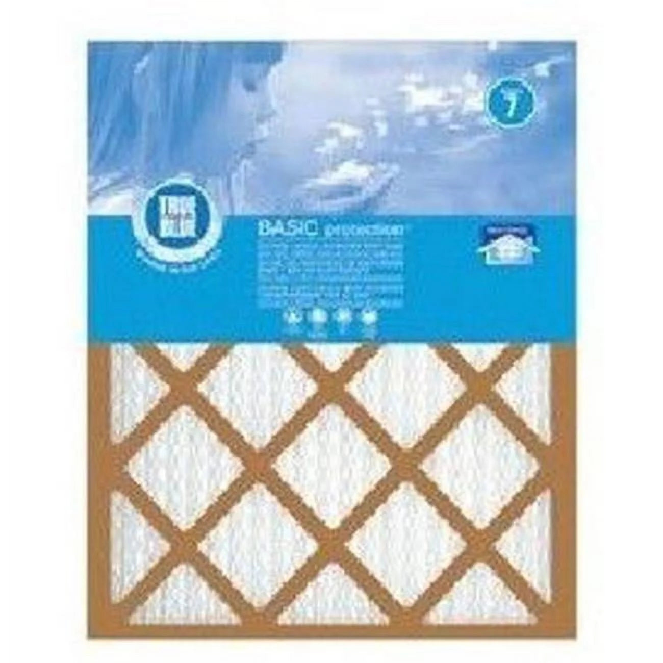 Aaf flanders 80055.012525 filter 25 x 25 x 1 in. basic pleat - pack of 12