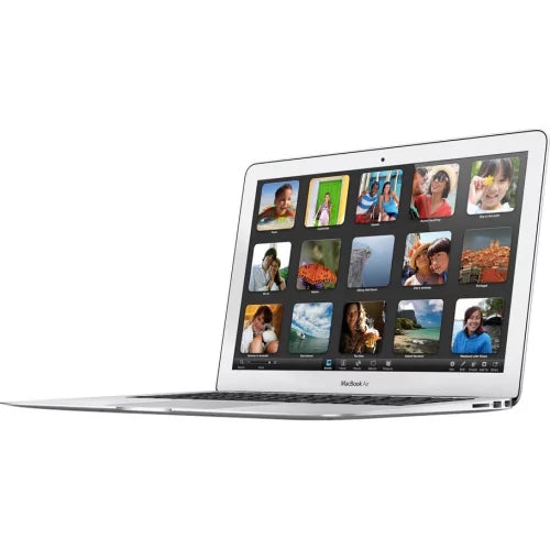 Apple macbook air 13-inch (i7 2.2ghz, 512gb ssd) (early 2015, mmgf2ll/a) - silver bundle with black zipper sleeve + laptop starter kit + cleaning kit (refurbished)