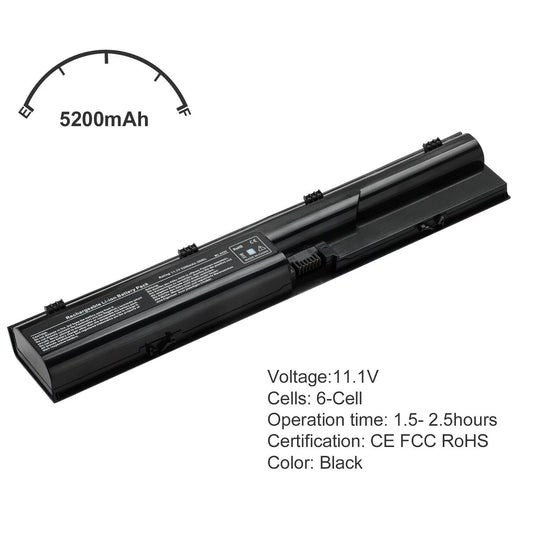 Battery for hp probook 4530s 4540s 4440s 4430s 4545s 4535s 4330s qk646ut qk646aa