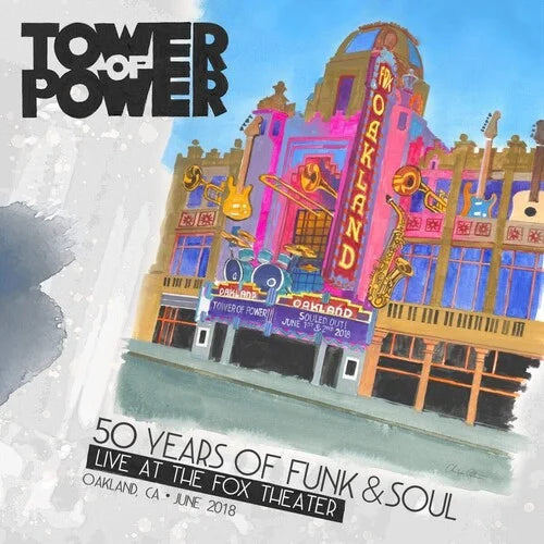 Tower of power - 50 years of funk & soul: live at the fox theater - oakland ca - june   2018 - r&b / soul - cd