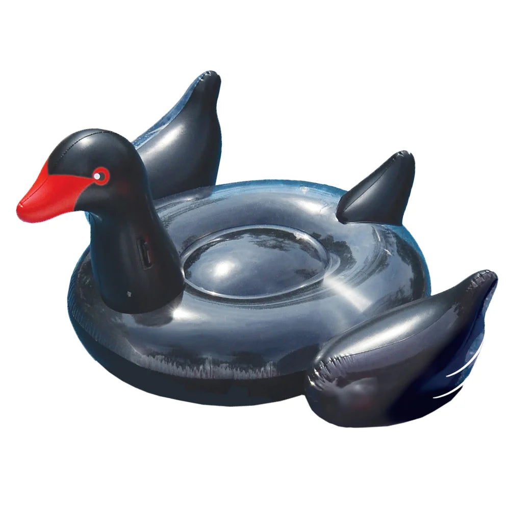 Swimline vinyl giant pool float, black