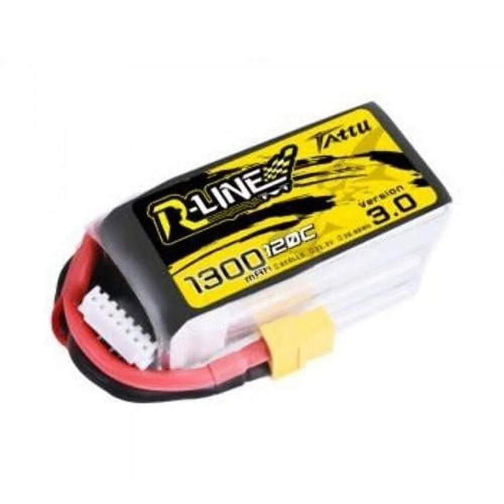 Tattu r-line v3 1300mah 120c 6s lipo battery