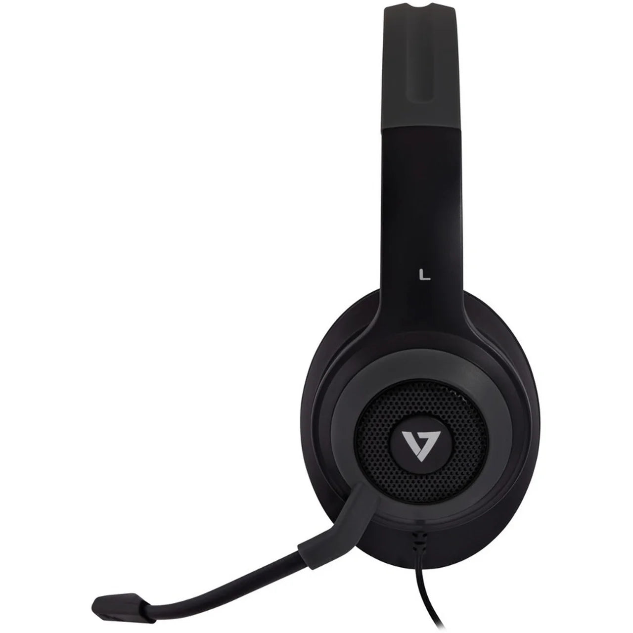 V7 premium over-ear stereo headset with boom mic (hc701)