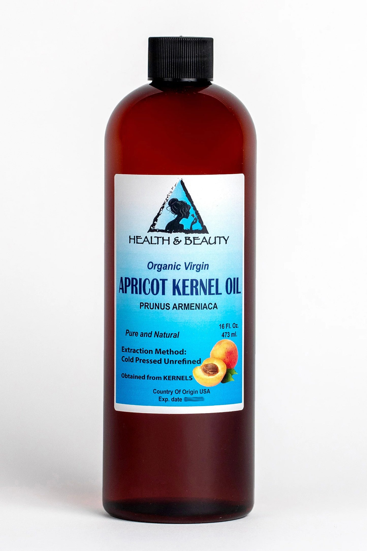 Apricot kernel oil unrefined organic virgin cold pressed raw natural pure 64 oz