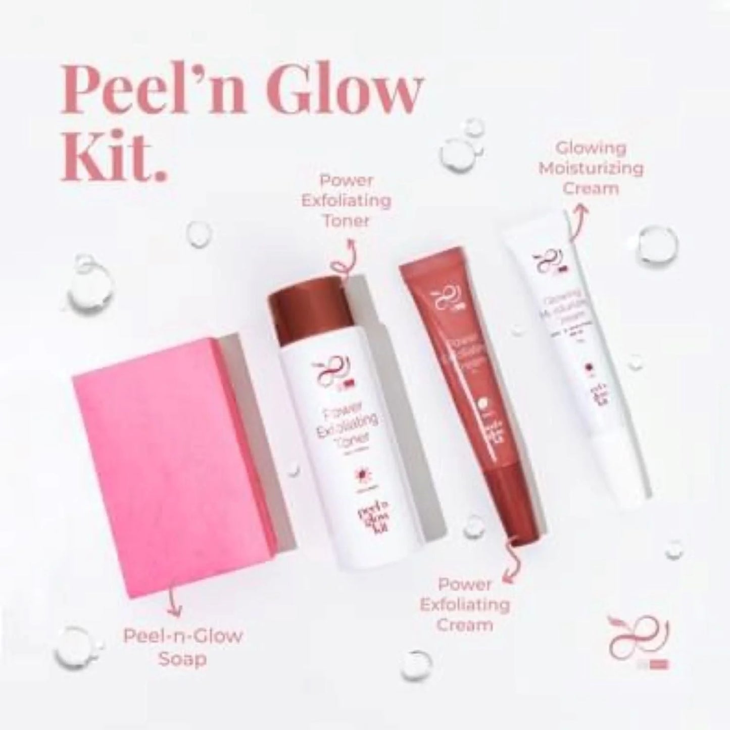 Aeskin by luxe skin peel &lsquo;n glow kit