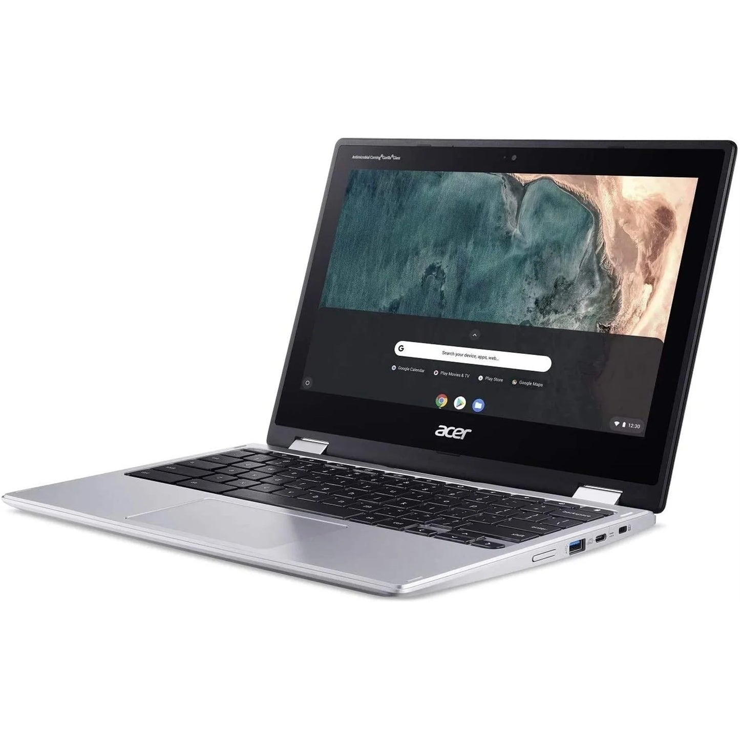 Acer chromebook spin 311 cp311-3h-k3wl 11.6" touch 4gb 32gb emmc mediatek® mt8183c, pure silver (used - good)