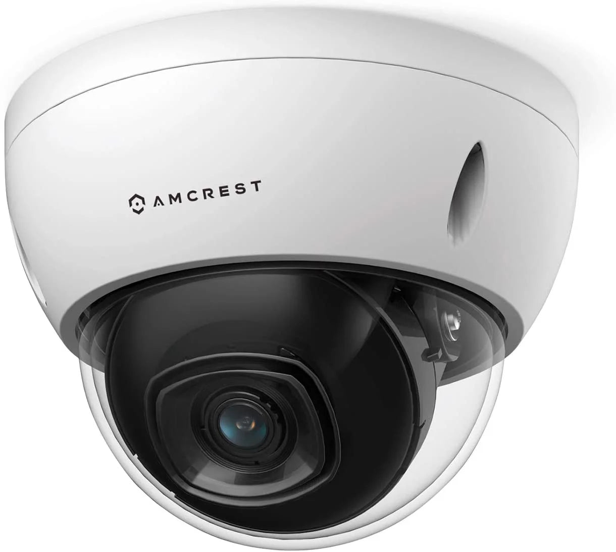 Amcrest 5mp poe camera, outdoor vandal dome security poe ip camera, 5-megapixel, 98ft. night vision, 2.8mm lens, ip67, ik10 resistance, cloud, nvr (ip5m-d1188ew-28mm)